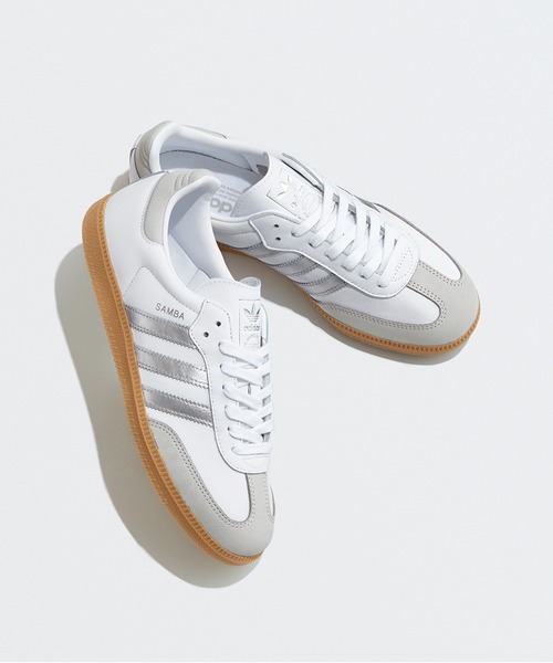 adidas(アディダス)の「サンバ OG / Samba OG / アディダスオリジナルス adidas Originals(スニーカー・レディース・ホワイト×シルバー・22.5cm/22.0cm/29.0cm/28.5cm/28.0cm/27.5cm/27.0cm/26.5cm/26.0cm/25.5cm/25.0cm/24.5cm/24.0cm/23.5cm/23.0cm)」の12枚目の写真