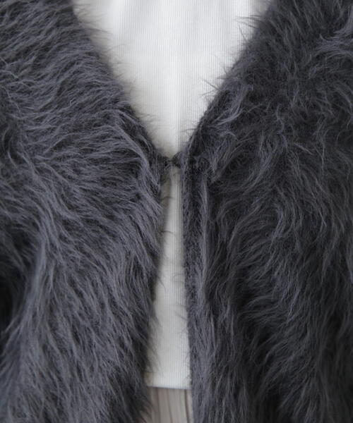 FREE'S MART(フリーズマート)の「シャギーロングカーディガン(カーディガン/ボレロ・レディース・グレー/ブラウン/ベージュ・FREE)」の16枚目の写真