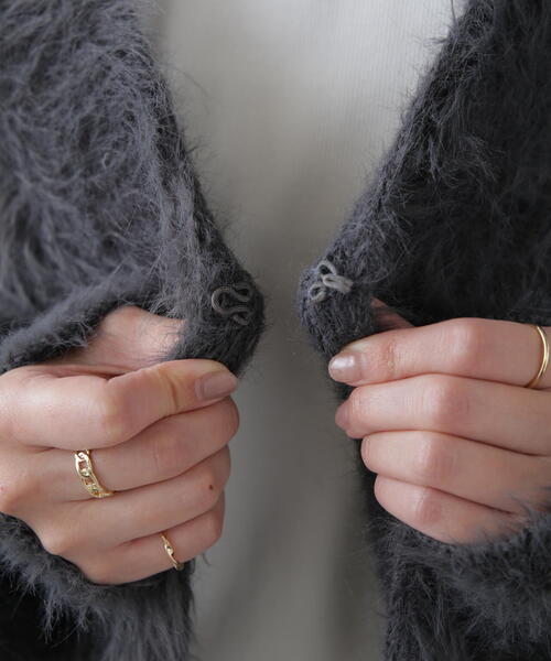 FREE'S MART(フリーズマート)の「シャギーロングカーディガン(カーディガン/ボレロ・レディース・グレー/ブラウン/ベージュ・FREE)」の17枚目の写真