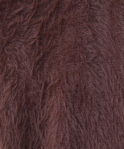 FREE'S MART(フリーズマート)の「シャギーロングカーディガン(カーディガン/ボレロ・レディース・グレー/ブラウン/ベージュ・FREE)」の4枚目の写真