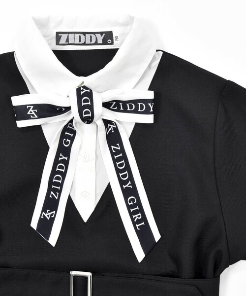 リボンタイ付きワンピ―ス(130~160cm)（ワンピース）｜ZIDDY（ジディ）