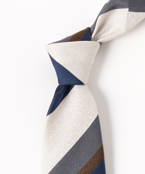 Seaward & Stearn / シルク ストライプ ネクタイ