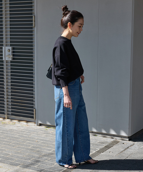 B.C STOCK（ベーセーストック）の「スムースプルオーバー（ニット/セーター・レディース・ブラック/ホワイト/ピンク・FREE）」の5枚目の写真