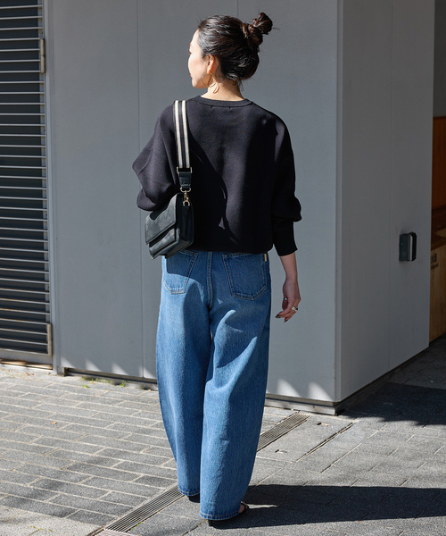 B.C STOCK（ベーセーストック）の「スムースプルオーバー（ニット/セーター・レディース・ブラック/ホワイト/ピンク・FREE）」の6枚目の写真