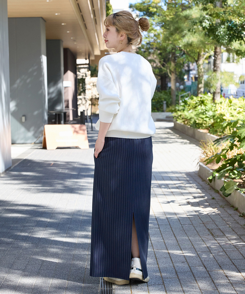 B.C STOCK（ベーセーストック）の「スムースプルオーバー（ニット/セーター・レディース・ブラック/ホワイト/ピンク・FREE）」の21枚目の写真