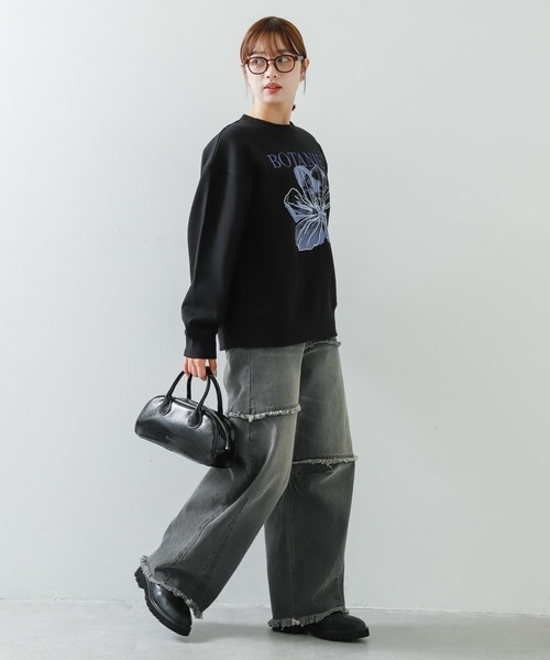 SENSE OF PLACE by URBAN RESEARCH（センスオブプレイスバイアーバンリサーチ）の「ラウンドスクエアボストンバッグ（ボストンバッグ・レディース・ブラック/アイボリー/レッド・ONE）」の10枚目の写真