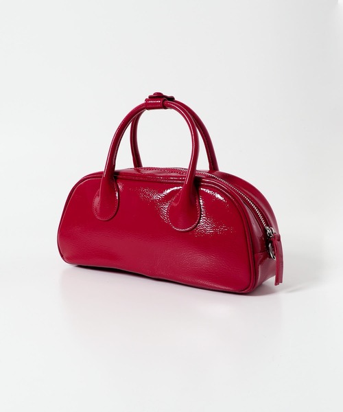 SENSE OF PLACE by URBAN RESEARCH（センスオブプレイスバイアーバンリサーチ）の「ラウンドスクエアボストンバッグ（ボストンバッグ・レディース・ブラック/アイボリー/レッド・ONE）」の20枚目の写真