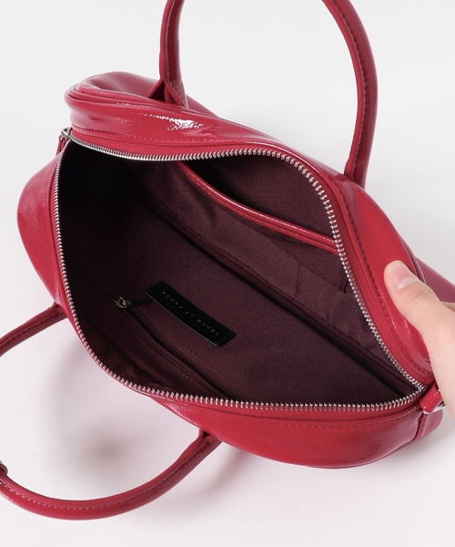 SENSE OF PLACE by URBAN RESEARCH（センスオブプレイスバイアーバンリサーチ）の「ラウンドスクエアボストンバッグ（ボストンバッグ・レディース・ブラック/アイボリー/レッド・ONE）」の22枚目の写真