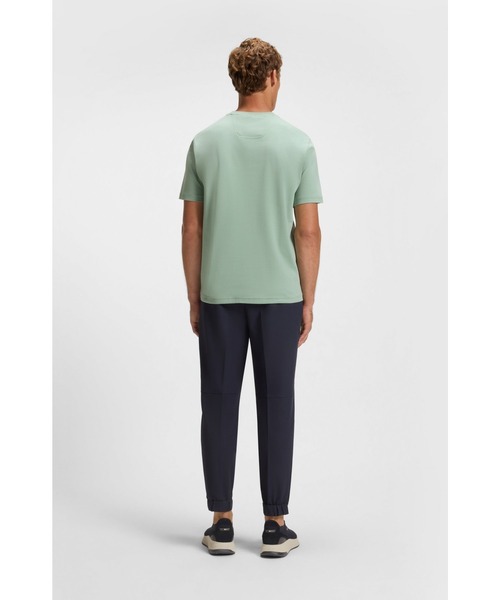 BOSS(ボス)の「コットンインターロック Tシャツ サークルアートワーク(Tシャツ/カットソー・メンズ・ホワイト/グリーン・M/L/XXXL/XXL/XL/S)」の8枚目の写真