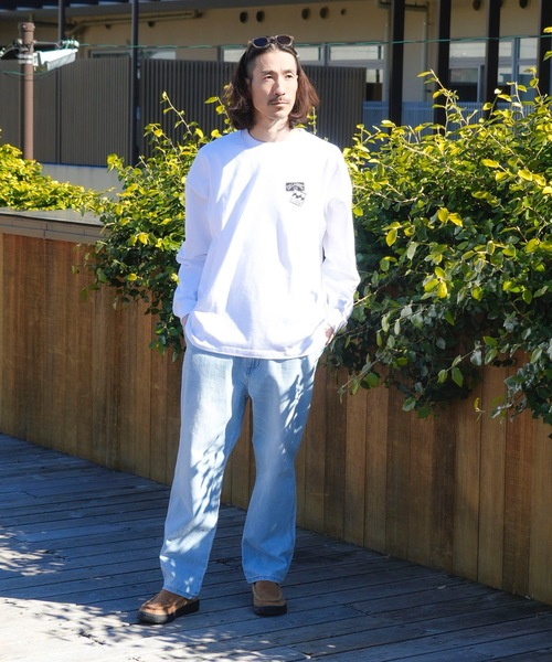 BILLABONG（ビラボン）の「BILLABONG メンズ RE ISSUE ロンＴ 【2025年春夏モデル】/ビラボンバックプリント長袖ロンT（Tシャツ/カットソー・メンズ・ブラック/ホワイト・X-LARGE/LARGE/MEDIUM）」の3枚目の写真