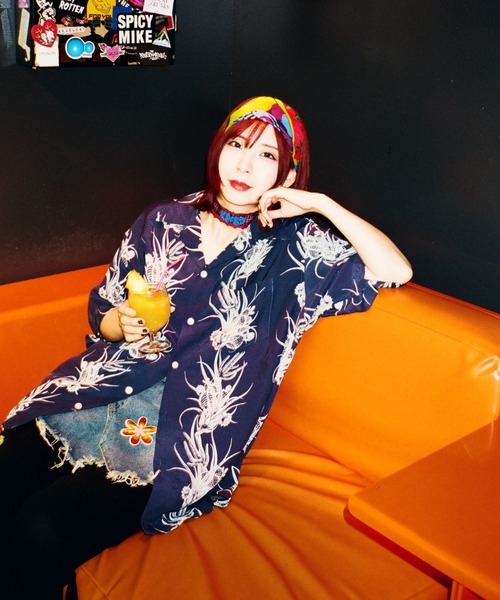 schott（ショット）の「Schott/ショット/RAYON SHIRT CACTUS/レーヨン