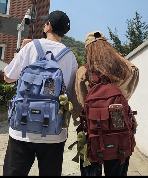 Miniministore(ミニミニストア)の「リュックサック男女兼用バックパック大容量(バックパック/リュック・レディース・ブラック/アイボリー/ブルー/ライトグリーン/ワインレッド・FREE)」の14枚目の写真