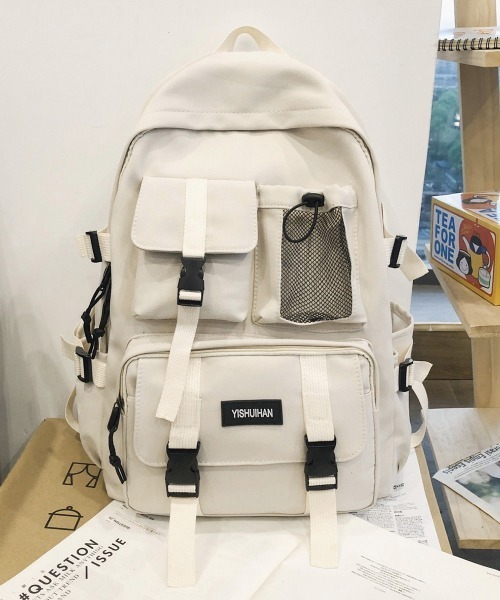 Miniministore(ミニミニストア)の「リュックサック男女兼用バックパック大容量(バックパック/リュック・レディース・ブラック/アイボリー/ブルー/ライトグリーン/ワインレッド・FREE)」の19枚目の写真