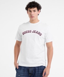 GUESS JEANS(�Q�X�W�[���Y)��GUESS JEANS Eco Crewneck Collegiate Tee ���� T�V���c(T�V���c/�J�b�g�\�[)