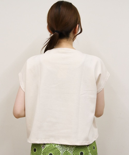 ORCIVAL(オーシバル)の「ORCIVAL/オーシバル フレンチスリーブボートネックプルオーバー ソリッド FRENCH SLEEVE BOATNECK P.O. SOLID B271(Tシャツ/カットソー・レディース・ホワイト/ナチュラル/ブラック・1)」の15枚目の写真