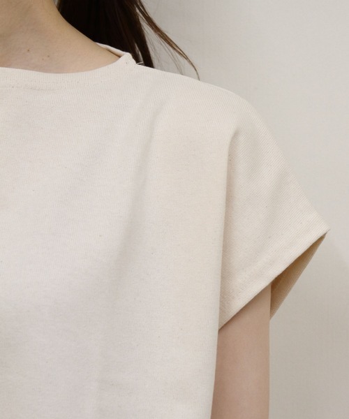 ORCIVAL(オーシバル)の「ORCIVAL/オーシバル フレンチスリーブボートネックプルオーバー ソリッド FRENCH SLEEVE BOATNECK P.O. SOLID B271(Tシャツ/カットソー・レディース・ホワイト/ナチュラル/ブラック・1)」の16枚目の写真