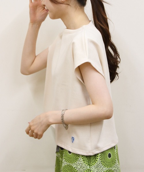 ORCIVAL(オーシバル)の「ORCIVAL/オーシバル フレンチスリーブボートネックプルオーバー ソリッド FRENCH SLEEVE BOATNECK P.O. SOLID B271(Tシャツ/カットソー・レディース・ホワイト/ナチュラル/ブラック・1)」の14枚目の写真