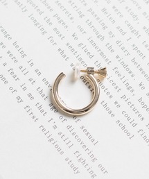 G.NINE（ジーナイン）の「『スクリュータイプ』ブラスイヤリング（ソロ単品）（イヤリング）」