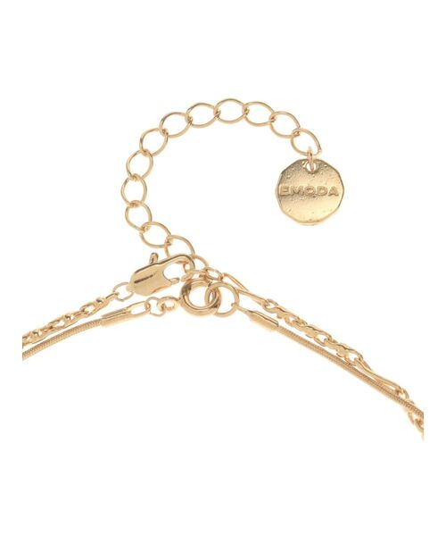 EMODA(エモダ)の「フラワーモチーフダブルネックレス(ピアス(両耳用)・レディース・ゴールド/シルバー・FREE)」の8枚目の写真