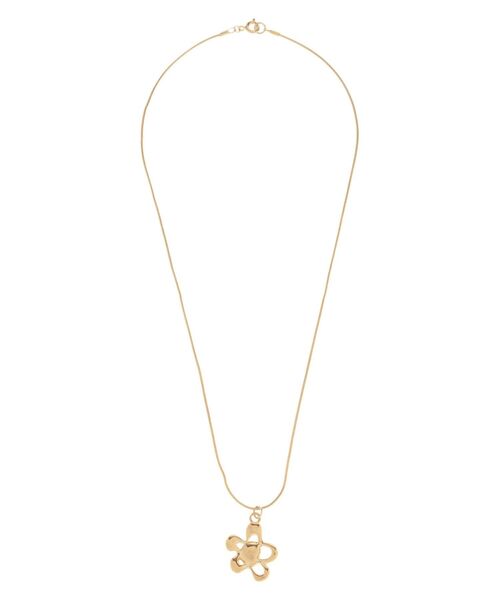 EMODA(エモダ)の「フラワーモチーフダブルネックレス(ピアス(両耳用)・レディース・ゴールド/シルバー・FREE)」の9枚目の写真