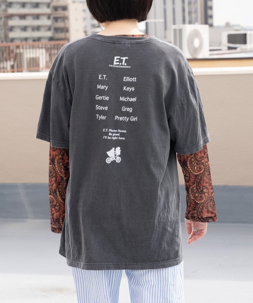 GOOD ROCK SPEED(グッドロックスピード)の「GOOD ROCK SPEED 別注 【E.T.】 映画 ムービー プリントTシャツ(Tシャツ/カットソー・レディース・チャコール・XL/L/M)」の14枚目の写真