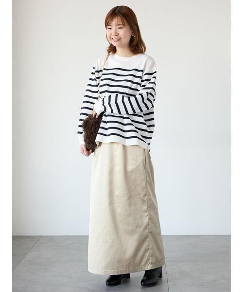 Lugnoncure（ルノンキュール）の「サテンエンボススカート（スカート・レディース・ベージュ/ミント/ブラウン・F）」の8枚目の写真