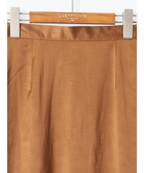 Lugnoncure（ルノンキュール）の「サテンエンボススカート（スカート・レディース・ベージュ/ミント/ブラウン・F）」の20枚目の写真