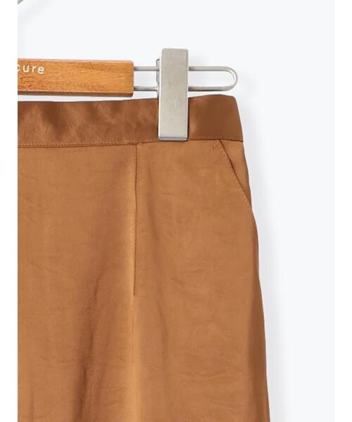 Lugnoncure（ルノンキュール）の「サテンエンボススカート（スカート・レディース・ベージュ/ミント/ブラウン・F）」の21枚目の写真