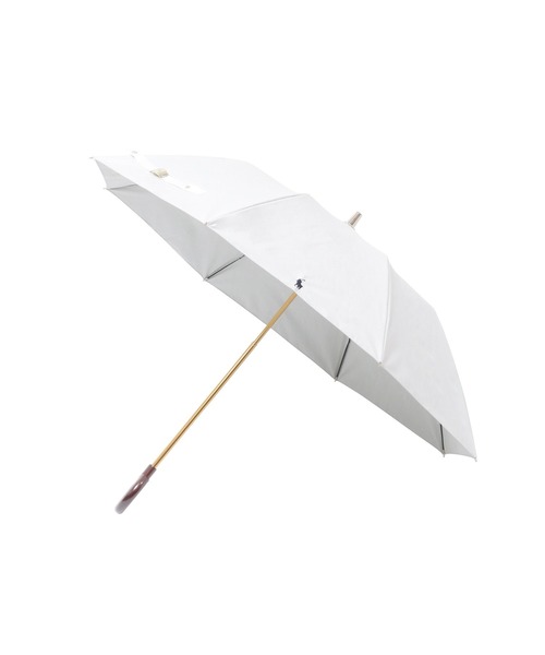 POLO 折りたたみ日傘 オフホワイト 遮光 晴雨兼用折りたたみ日傘 軽量 60cm 'ワンポイント