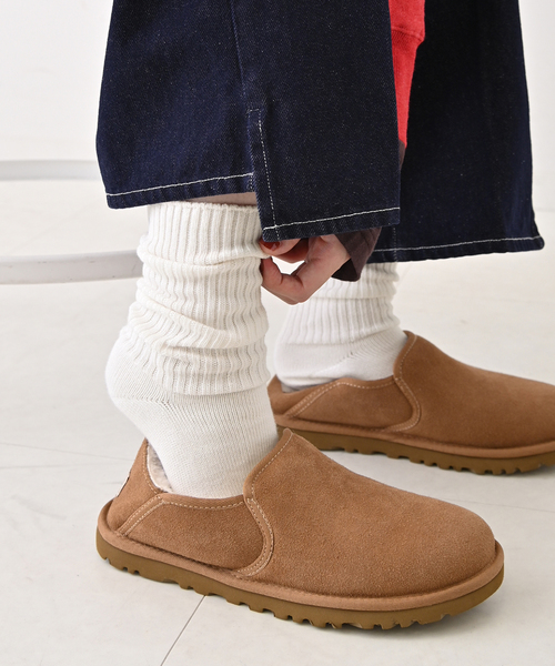 SLOBE IENA(スローブイエナ)の「《WEB限定/追加2》ルーズリブソックス(ソックス/靴下・レディース・ホワイト/ライトグレー・FREE)」の5枚目の写真