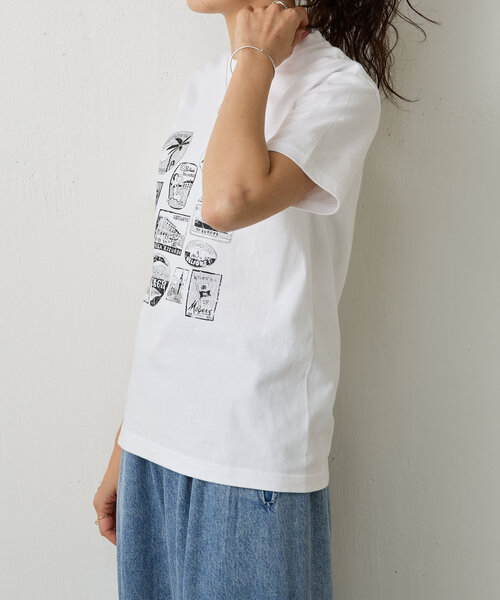 セール】《FRIPIER》スーベニールプリントTee（Tシャツ