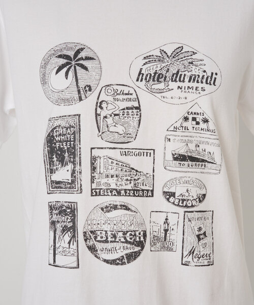 セール】《FRIPIER》スーベニールプリントTee（Tシャツ