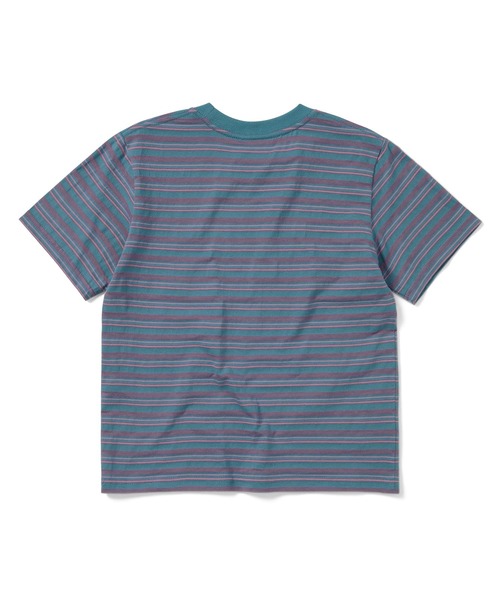 thisisneverthat(ディスイズネバーザット)の「Striped W Tee(Tシャツ/カットソー・メンズ・ホワイト/ライトブルー/カーキ・S/M)」の10枚目の写真