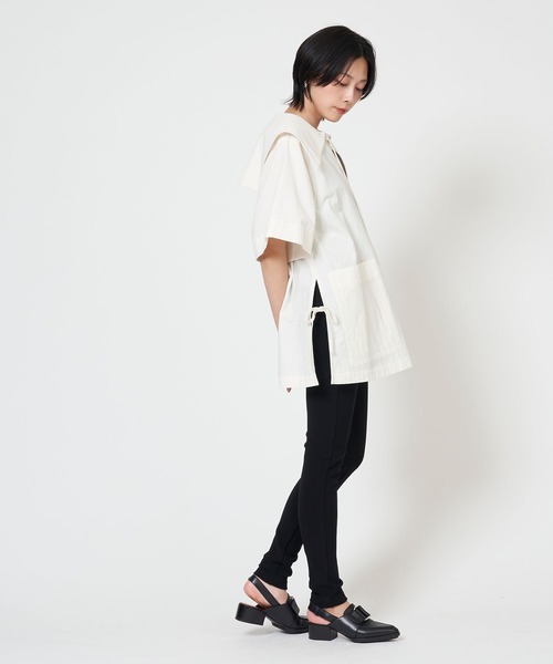レッグウェア THE SHINZONE KNIT GEORGETTE LEGGINGS Shinzone（シンゾーン）】KNIT GEORGETTE LEGGINGS レギンス