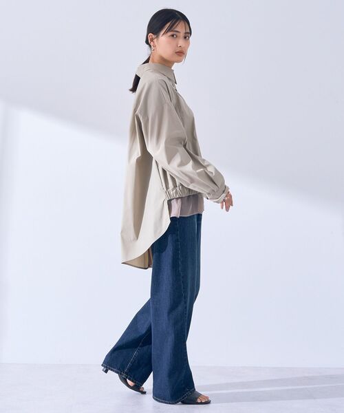 Editt by YECCA VECCA シアーMIXアシメシャツ シアーMIXアシメシャツ/YECCA VECCA（イェッカ ヴェッカ）の