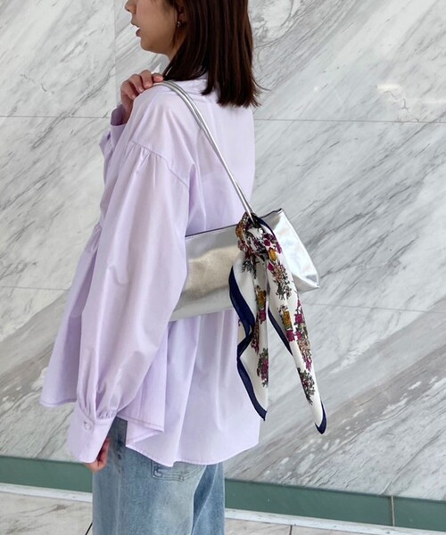 OPAQUE.CLIP（オペークドットクリップ）の「柄アソートスクエアスカーフ（バンダナ/スカーフ・レディース・ブラック/ベージュ/オフホワイト・00）」の18枚目の写真