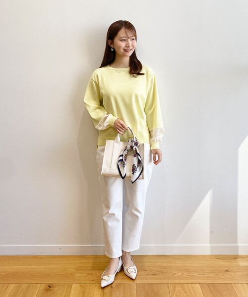 OPAQUE.CLIP（オペークドットクリップ）の「柄アソートスクエアスカーフ（バンダナ/スカーフ・レディース・ブラック/ベージュ/オフホワイト・00）」の15枚目の写真