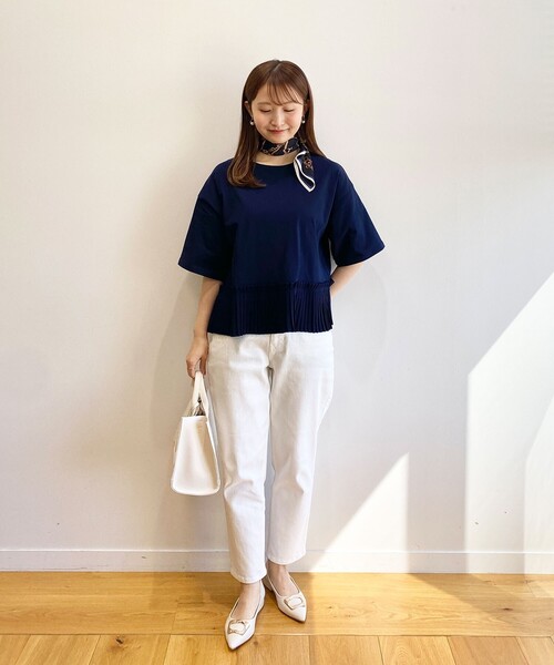 OPAQUE.CLIP（オペークドットクリップ）の「柄アソートスクエアスカーフ（バンダナ/スカーフ・レディース・ブラック/ベージュ/オフホワイト・00）」の9枚目の写真