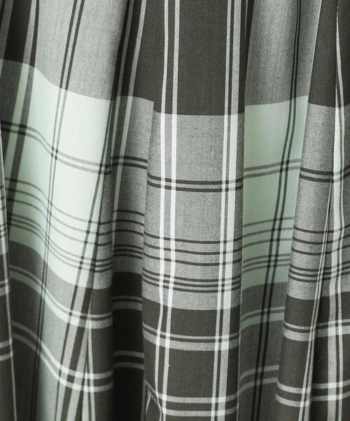 Dessin（デッサン）の「【ウエストゴム・洗える】映えチェック柄スカート（XS～L）（スカート・レディース・スモーキーグリーン系2/グリーン系2/ブルー系1/ネイビー系1/イエロー系1/ブルー系その他3/ブラック系1/グレー系その他3・00/01/02/03）」の11枚目の写真