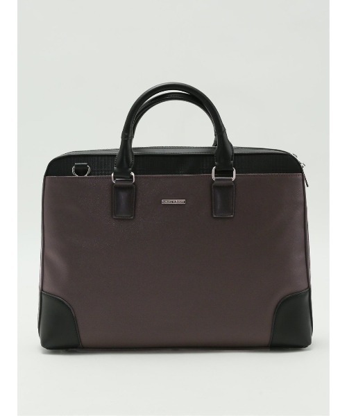 TAKA-Q（タカキュー）の「【2WAY】タカキュー コンビ ブリーフバッグ A4対応（ビジネスバッグ・メンズ・ブラック/ダークウッド・FREE）」の8枚目の写真