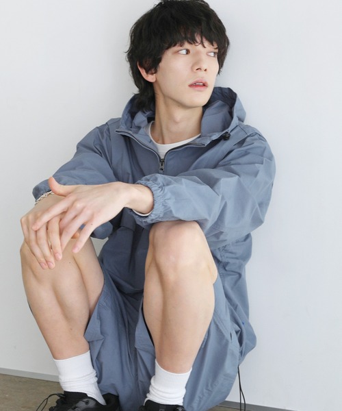 JACK PURCELL（ジャックパーセル）の「CONVERSE JACK PURCELL　コットンナイロン袖着脱2WAYアノラックパーカー（パーカー・メンズ・ブルー/アイボリー/ブラック・S/M/L）」の10枚目の写真