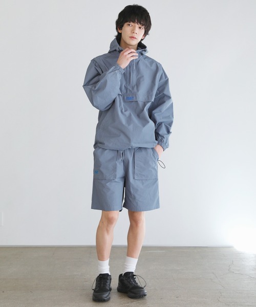 JACK PURCELL（ジャックパーセル）の「CONVERSE JACK PURCELL　コットンナイロン袖着脱2WAYアノラックパーカー（パーカー・メンズ・ブルー/アイボリー/ブラック・S/M/L）」の12枚目の写真