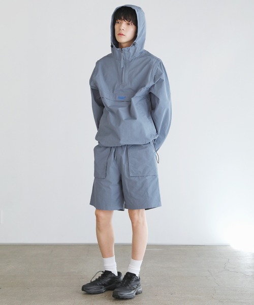 JACK PURCELL（ジャックパーセル）の「CONVERSE JACK PURCELL　コットンナイロン袖着脱2WAYアノラックパーカー（パーカー・メンズ・ブルー/アイボリー/ブラック・S/M/L）」の15枚目の写真