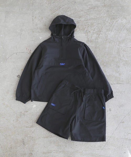 JACK PURCELL（ジャックパーセル）の「CONVERSE JACK PURCELL　コットンナイロン袖着脱2WAYアノラックパーカー（パーカー・メンズ・ブルー/アイボリー/ブラック・S/M/L）」の16枚目の写真