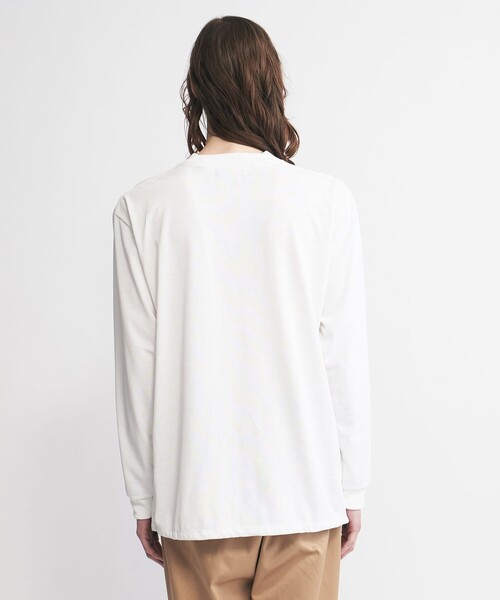 新品HANDROOMハンドルーム 白Tシャツ XL モックネック - メルカリ