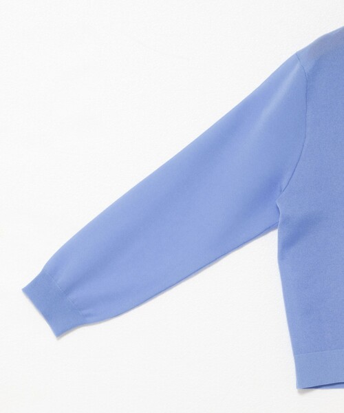 NOLLEY’S（ノーリーズ）の「《アンサンブル対応》ハーフシアーVネックカーディガン（カーディガン/ボレロ・レディース・サックスブルー/ブラウン/オフホワイト/ブラック・38）」の16枚目の写真