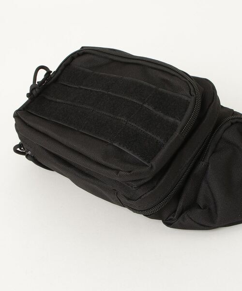 HIKA(ヒカ)の「【HIKA】ミニタリーデザインミニBODY BAG(ボディバッグ/ウエストポーチ・メンズ・カーキ/ブラック・FREE)」の4枚目の写真
