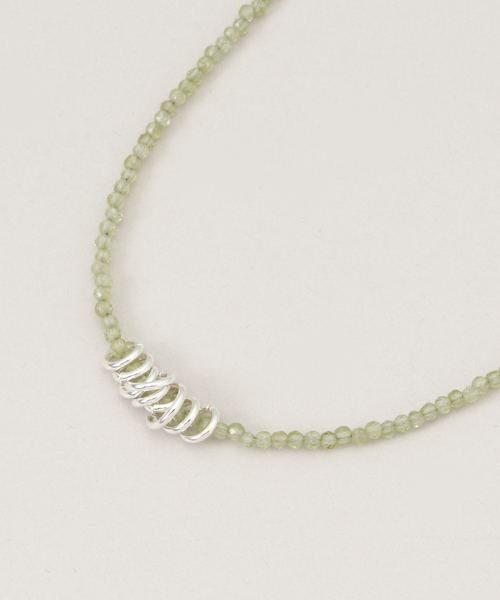 LAPUIS(ラピュイ)の「【LAPUIS /ラピュイ】SV925 GemStoneネックレス 244-220 119(ネックレス・レディース・ブラック/その他/グリーン・FREE)」の12枚目の写真