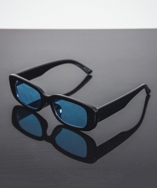 新しい到着 SQUARE COLOR LENS SUNGLASSES / スクエアシェイプ サングラス 小物