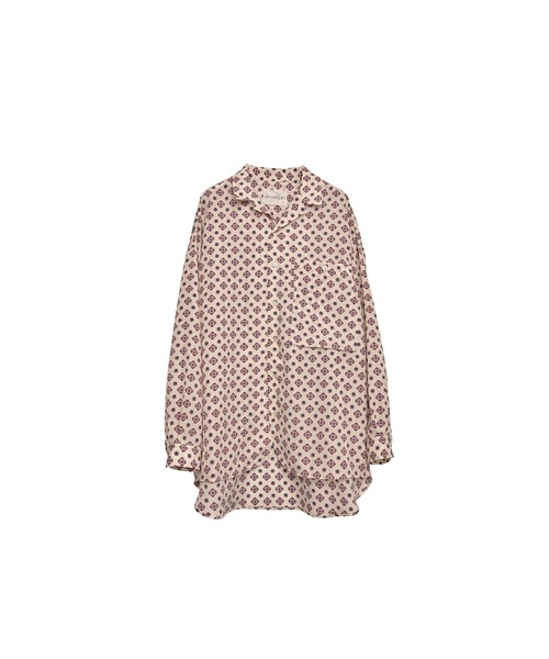 INTERPLAY(インタープレイ)の「【INTERPLAY】Open Collar Over Size Shirt【4:Pattern】-3(シャツ/ブラウス・メンズ・サックスブルー系/ピンク系/ネイビー系/ホワイト系・FREE)」の5枚目の写真